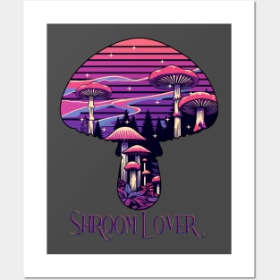 Shroom Lover - Foraging - Fungi - Cottagecore Hunt Posters and Art
